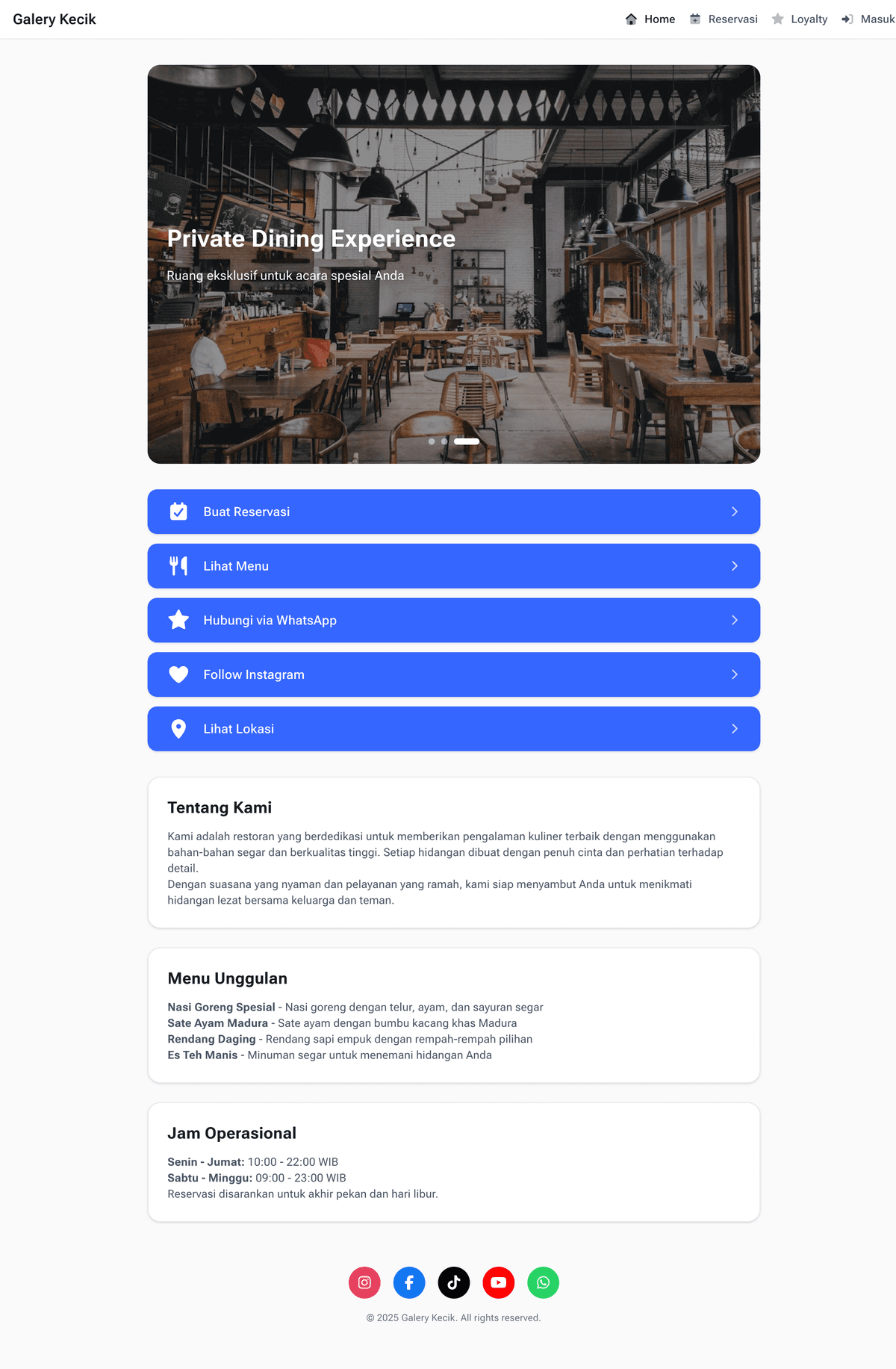 Landing Page Klien